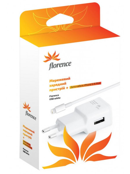   Florence USB 2A + able iPhone 6/6 Plus TC21-IPH6 (U0149236)