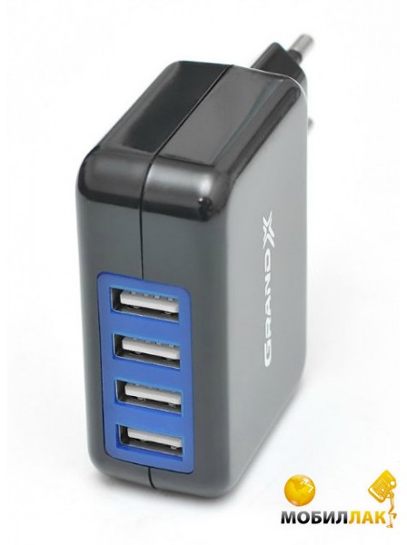   Grand-X 5V 4.3A 4-USB (CH-995)