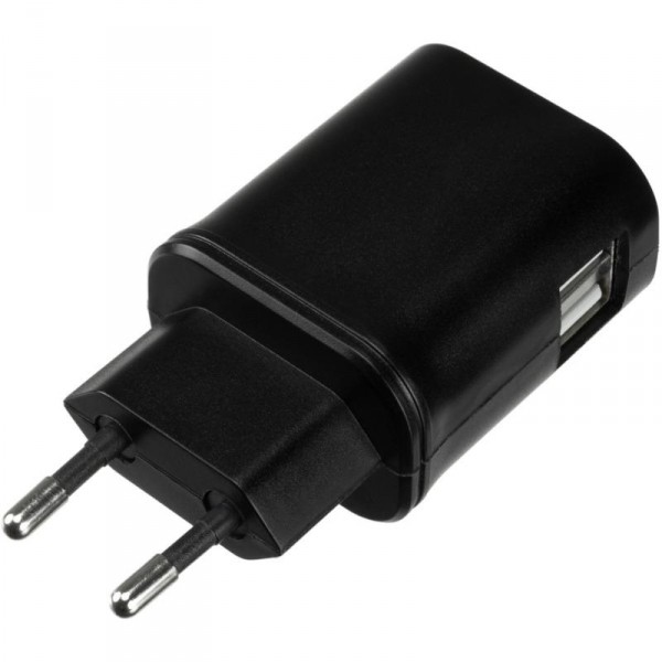    Kit EU 2xUSB Mains Charger 3.1A Black (USBMCEU3A)