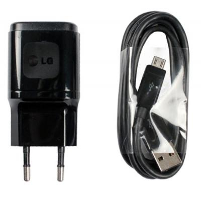   LG 1USB 1.8 + Cable MicroUSB Black (MCS-04BR / 46894)
