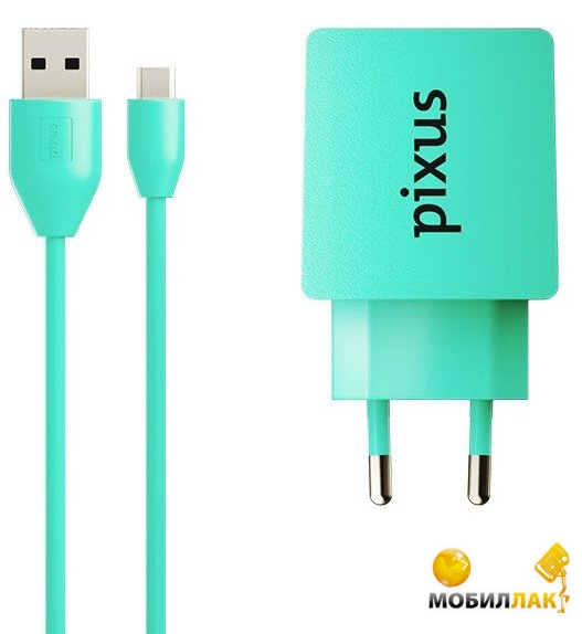    Pixus Charge One Turquoise +  microUSB