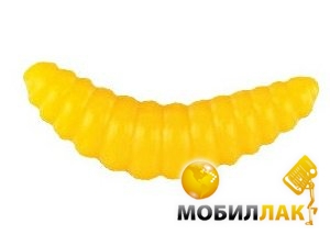 Силикон Nomura Honey Worm съедобный 20мм 0,35гр. цвет-040 honey Yellow 12шт