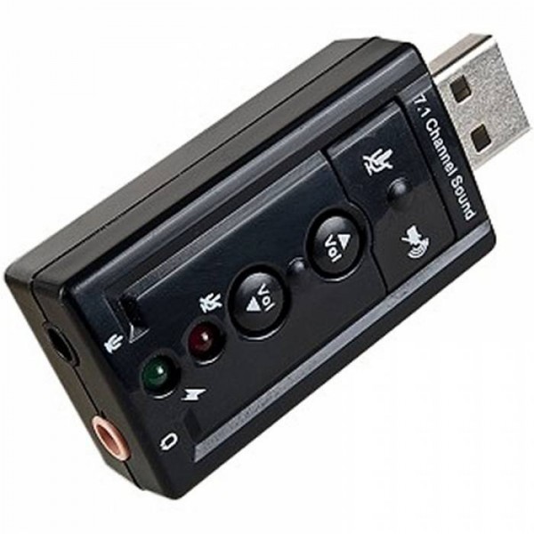   Dynamode C-Media USB 8 3D RTL (USB-SOUND7-BLACK)