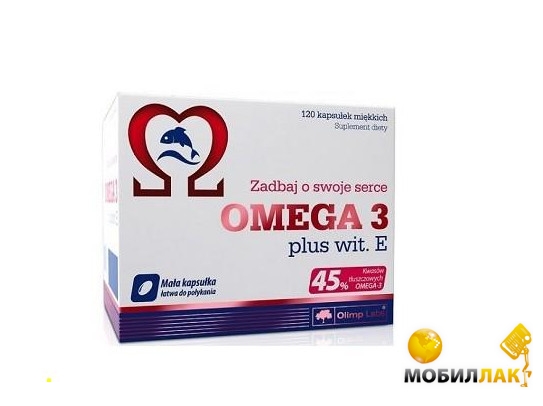  Olimp Labs Omega 3 (45%) + vit E 120  (715)