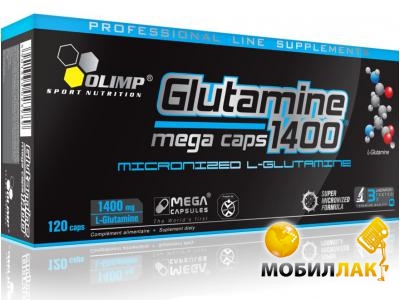  Olimp Nutrition L-Glutamine Mega Caps blister 120  (000000281)