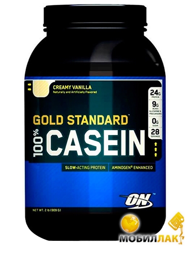  Optimum Nutrition 100% Casein Protein 909 Vanilla (45879)