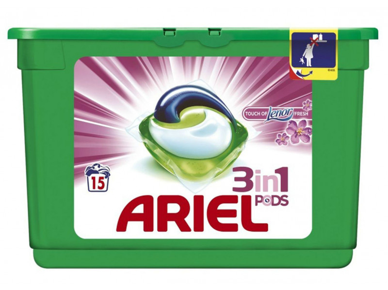    Ariel Pods 31 Touch of Lenor Fresh 15 