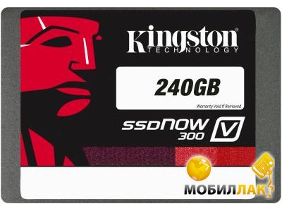 SSD- Kingston 2.5" 240GB SATAIII MLC (Notebook Kit) (SV300S3N7A/240G)