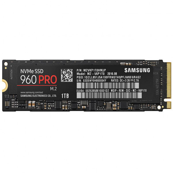 SSD  Samsung 960 PRO 1TB NVMe M.2 MLC (MZ-V6P1T0BW)