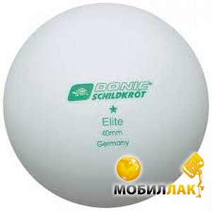 Мячи для настольного тенниса Donic Elite 1звезда (6шт.) white