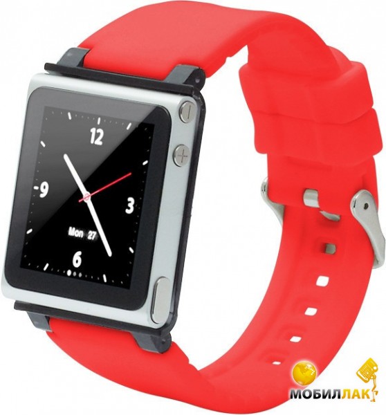  iWatchZ Q2-collection silicone  iPod Nano 6 red