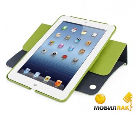   iPad mini Macally Case w. rotatable stand Green (SSTANDGR-M1)