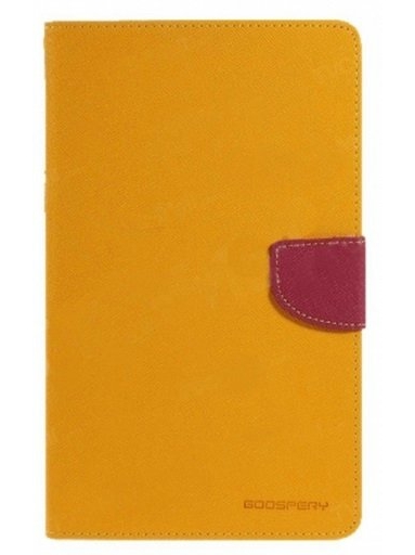 Чехол-книжка Mercury Fancy Diary series для Samsung Galaxy Tab 4 7.0 Желтый/Малиновый