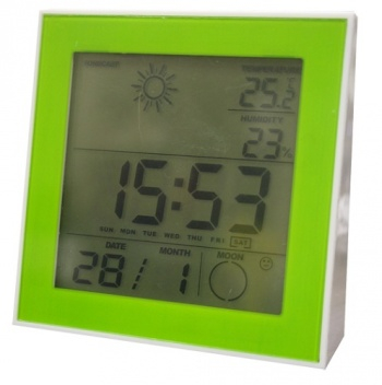Термометр-гигрометр Стеклоприбор Т-06 green