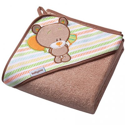 BabyOno Frotte 100x100 см Медведь Коричневый (142/05) BabyOno