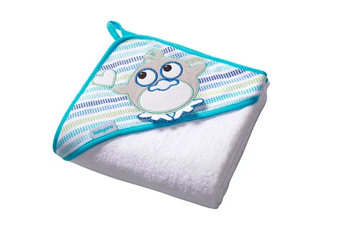 BabyOno Frotte 100x100 см Пингвин Белый (142/06) BabyOno