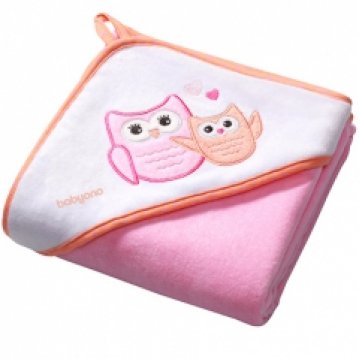 BabyOno Велюр 76x76 см Сова Розовый (137/01) BabyOno