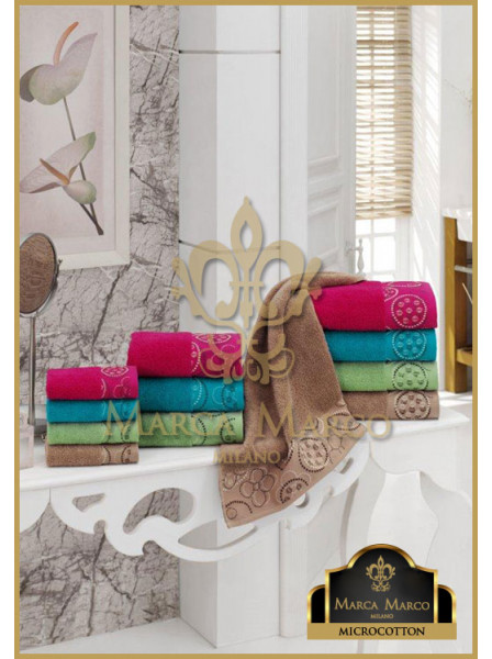 Marca Marco Microcotton Turquoise бирюзовое 70*140 Marca Marco