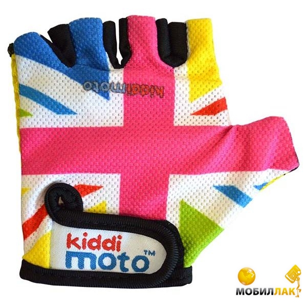 Перчатки детские Kiddimoto британский флаг в цветах радуги М (CLO-08-87)