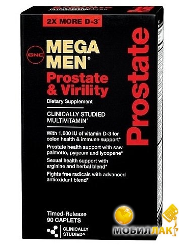  Gnc Mega Men Prostate & Virtility 90 
