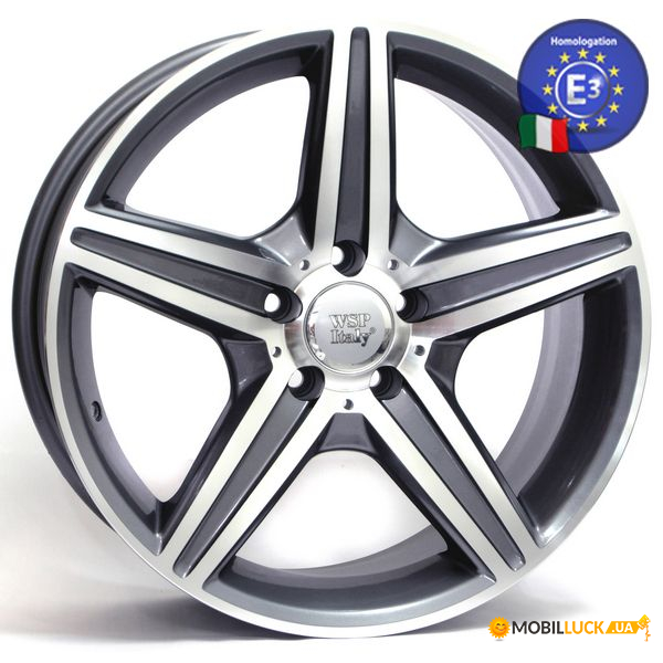  WSP Italy MERCEDES 8,5x18 AMG CAPRI ME58 W758 5x112 30 66,6 ANTHRACITE POLISHED (A2094015002)