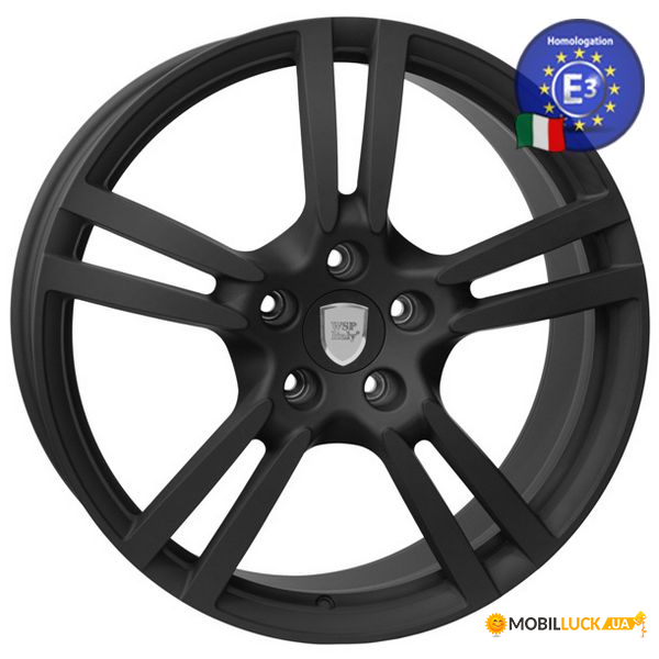  WSP Italy PORSCHE 10.5x21.0 W1054 PO30 5X130  57 71,6 DULL BLACK (97036217806 (Front) 97036219201(Rear))