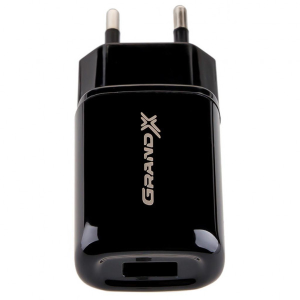   Grand-X 5V 2.1A USB Black (CH-15B)