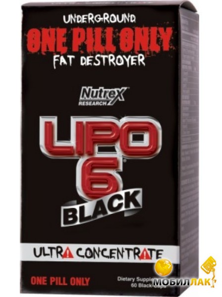  Nutrex Lipo-6 Black Ultra Concentrate 60 