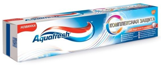 Зубная паста aquafresh максимус 100мл туба (3830029294138)