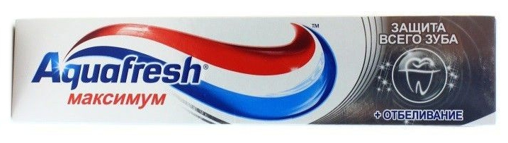 Зубная паста aquafresh максимус/отбеливание 100мл туба (3830029294152)