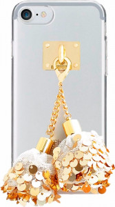   DdPop Spangle Ball case iPhone 7 White/Gold (0)