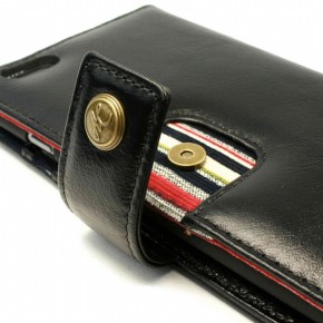    Alston Craig Vintage Leather Wallet Case for iPhone 6 Black 4