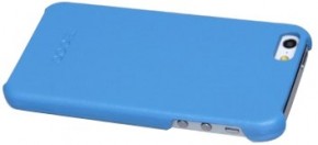  Hoco  iPhone 5/5S Duke Back case Leather Blue (HI-BL006BL)