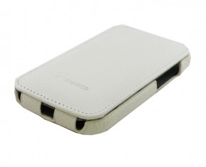  Melkco Book leather case  HTC One Dual Sim, white (O2M7DSLCFB2WELC)
