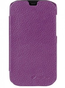  Melkco Book leather case  HTC One, purple (O2O2M7LCFB2PELC)