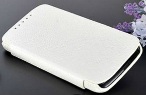  Melkco Book leather case  Lenovo A390, white (LNA390LCFB2WELC)