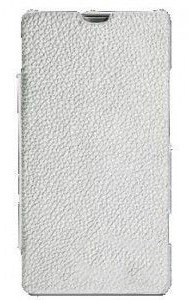  Melkco Book leather case  Nokia Lumia 1020, white (NKLU10LCFB2WELC)