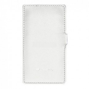  Melkco Book leather case  Sony Xperia E Dual C1605, white (SEXPRELCFB2WELC)
