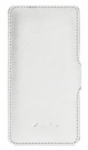  Melkco Book leather case  Sony Xperia Miro ST23i, white (SEXPMOLCFB2WELC) 4