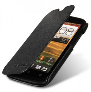   HTC Desire V/Desire X Melkco Book leather black (O2DESVLCFB2BKLC)