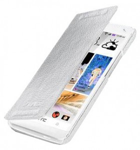   HTC One Mini Melkco Book leather white (O2O2M4LCFB2WELC)