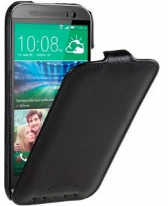  Melkco Jacka leather case  HTC One M8, black (O2O2M8LCJT1BKPULC)