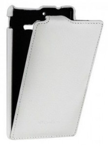  Melkco Jacka leather case  Sony Xperia ZL L35h white