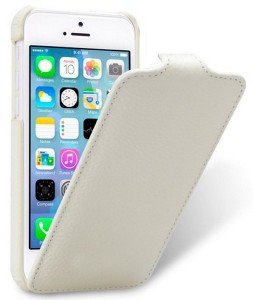  Melkco Jacka leather case  iPhone 5C, white (APIPONLCJT1WELC)