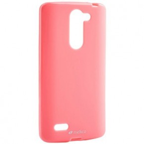  Melkco  LG L80+ Bello/D335 Poly Jacket TPU Pink (LGD335TULT2PKPL)