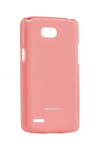  Melkco LG L80 Dual/D380 Poly Jacket TPU Pink (LGD370TULT2PKPL)