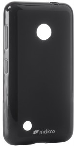  Melkco Nokia Lumia 530 Poly Jacket TPU Black (NKL530TULT2BKMT)
