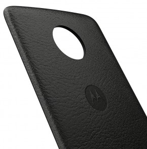 - Motorola Style Shell Moto Mod Black Leather (ASMCAPBKLREU) 8