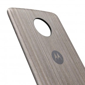 - Motorola Style Shell Moto Mod Silver Oak Wood (ASMCAPSLOKEU) 5