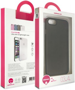  Ozaki O!coat 0.3 Jelly  iPhone 7 Black (OC735BK) 4